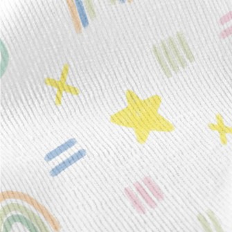 Graffiti Rainbow Stars Standard Corduroy