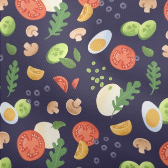 Hand Drawn Fresh Vegetables Dobby
