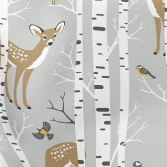 Realistic Forest Sika Deer Stretch Ponte