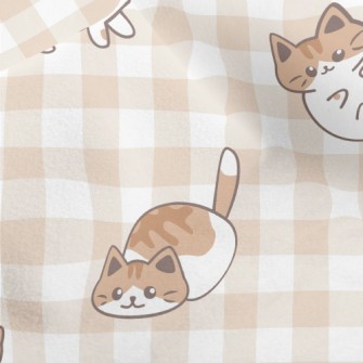Cute And Lively Cat Micro Fleece