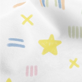 Graffiti Rainbow Stars Micro Fleece