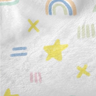 Graffiti Rainbow Stars Minky