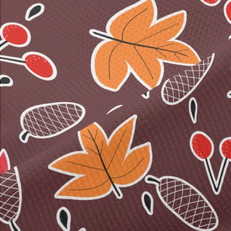 Color-changing Maple Leaves An Piqué