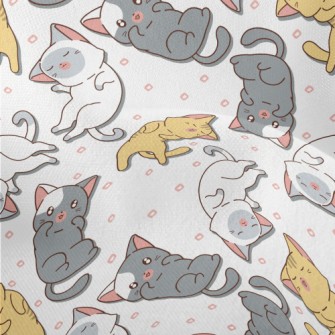 Relaxing Time Cat Lightweight Performance Linen