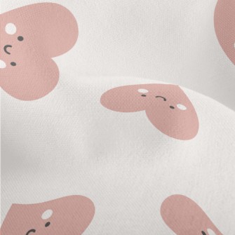 Smiling Happy Love Heart Lightweight Performance Linen