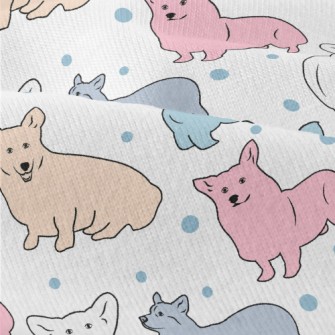 Colorful Simple Corgi Modern Jersey