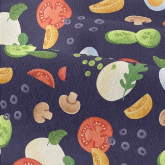 Hand Drawn Fresh Vegetables Modern Jersey