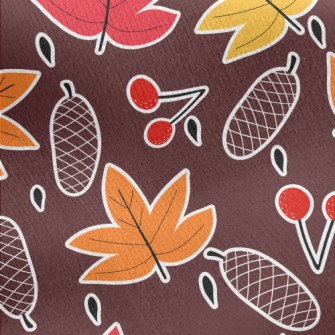 Color-changing Maple Leaves An Jersey Backed Fleece