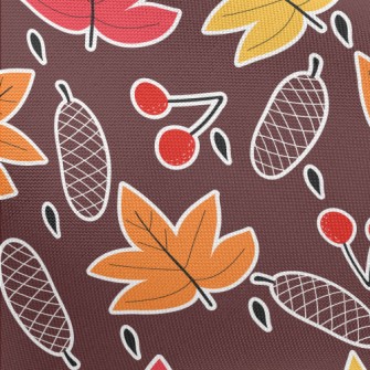 Color-changing Maple Leaves An Pongee