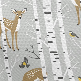 Realistic Forest Sika Deer Pongee