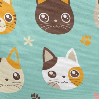 Cute And Charming Cat Pongee