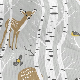 Realistic Forest Sika Deer Stretch Jersey