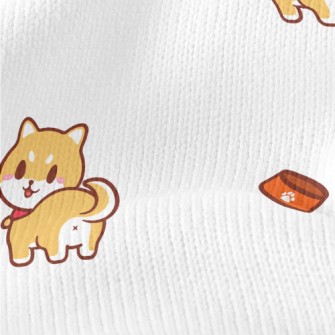 Cute And Playful Shiba Inu Stretch Jersey