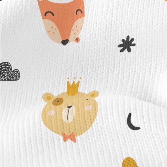 Cute Animal Heads Stretch Jersey