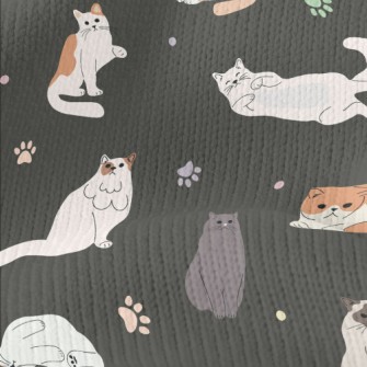 Relaxed And Comfortable Cat Stretch Jersey