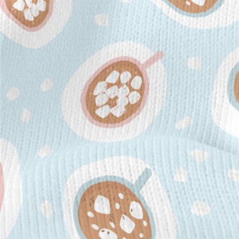 Hot Cute Marshmallow Cup Stretch Jersey