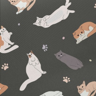 Relaxed And Comfortable Cat Midweight Cotton Poplin