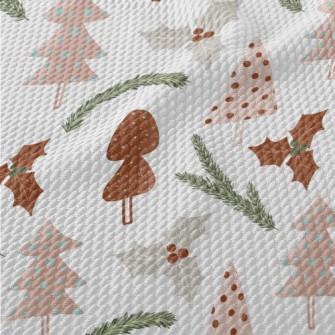 Christmas Tree Chocolate Birdseye Piqué