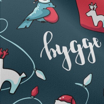 Christmas Bluebird Hot Cocoa Chiffon