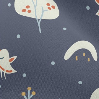 Forest Play Birds Chiffon