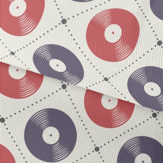 Retro Vinyl Records Waterproof Oxford