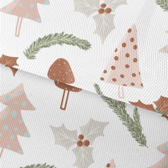 Christmas Tree Chocolate Waterproof Oxford
