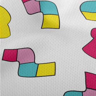 Tetris Little People Athletic Mesh Flat Back