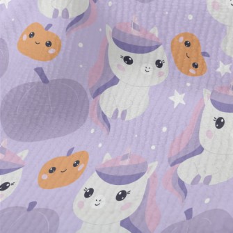 Elegant Unicorn Pumpkin Terry