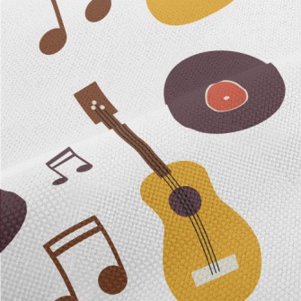 Guitar Vinyl Records Performance Linen