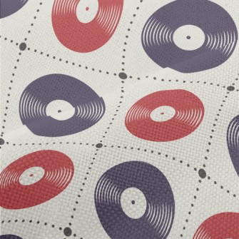 Retro Vinyl Records Performance Linen