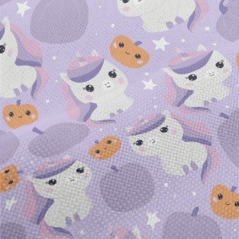 Elegant Unicorn Pumpkin Performance Linen