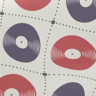 Retro Vinyl Records Twill