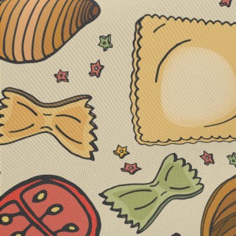 Variety Of Italian Pasta Twill