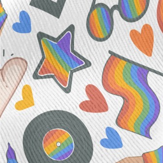 World Rainbow Day Of Love Standard Corduroy