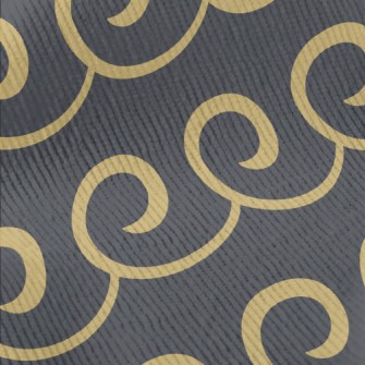 Curly Wavy Swirl Pattern Standard Corduroy