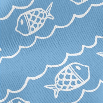 Striped Basket Fish Standard Corduroy