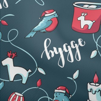 Christmas Bluebird Hot Cocoa Dobby