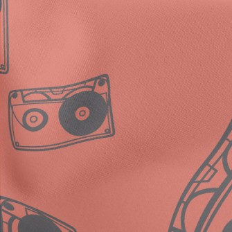 Retro Cassettes Stretch Ponte