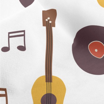 Guitar Vinyl Records Micro Fleece