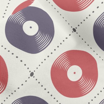 Retro Vinyl Records Micro Fleece