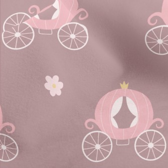 Classic Pumpkin Carriage Micro Fleece