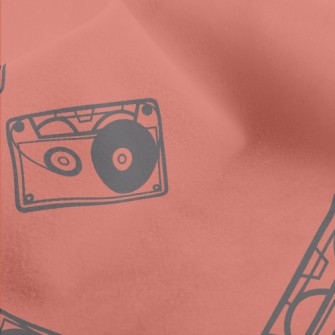 Retro Cassettes Micro Fleece