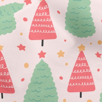 Cute Christmas Tree Micro Fleece