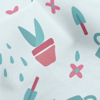 Watering Can Small Shovel Micro Fleece