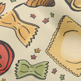 Variety Of Italian Pasta Micro Fleece