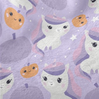 Elegant Unicorn Pumpkin Minky