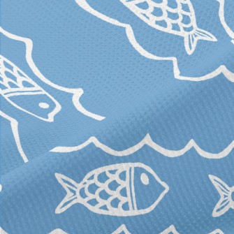 Striped Basket Fish Piqué
