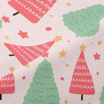 Cute Christmas Tree Piqué