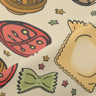 Variety Of Italian Pasta Piqué