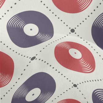 Retro Vinyl Records Lightweight Performance Linen